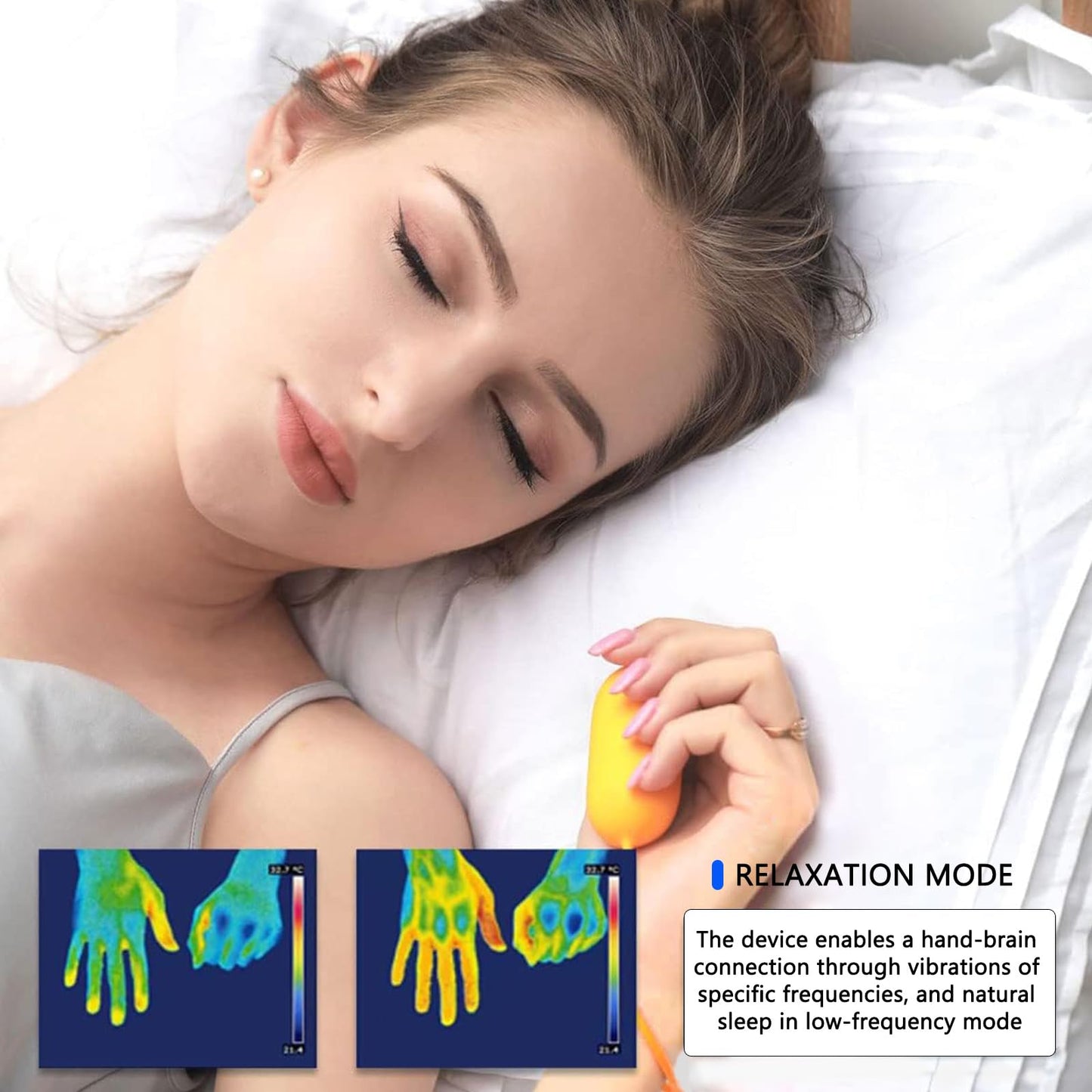 TALENTBABY Sleep Device, Compact Sleep Device, Handheld Relaxation Device,Massage Improved Sleeping Mood and Focus Attention,Small and Easy to Carry