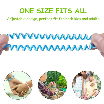 BuggyBands 120 Pack Mosquito Patches Stickers for Kids & Adult, Resealable Stickers with 2 Pack Mosquito Bracelet, Mosquito Stickers for Indoor Outdoor Camping & Travel Summer Camp Essentials