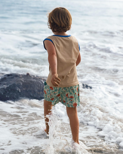 maamgic Boys Swim Trunks Stretch Quick Dry Swim Shorts Kids Bathing Suits Toddler Boy Swimsuit Swimwear Cactus Green 3T