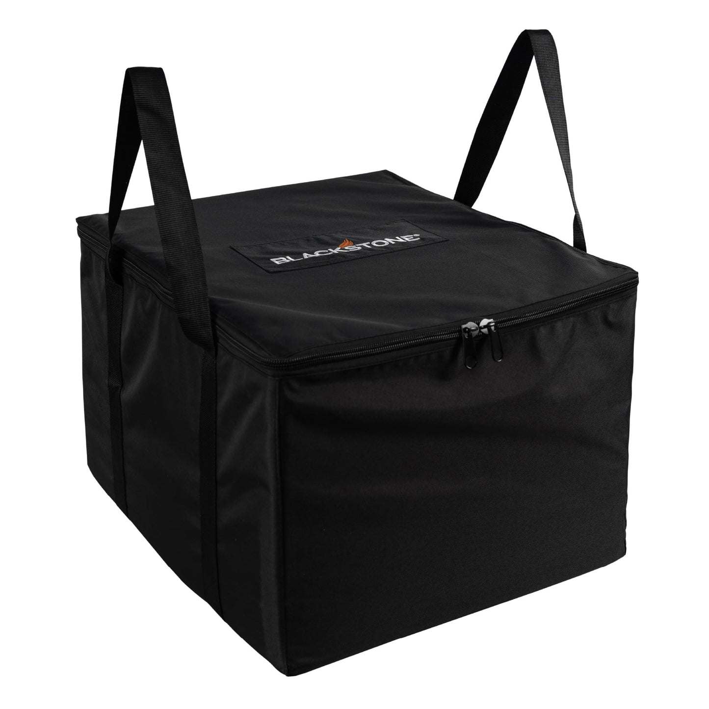 BLACKSTONE 5486 Tabletop Griddle Carry Bag for 17 Inch Griddle with Hood Or Hard Cover - Portable BBQ Grill Griddle Carry Bag for Travel - 600D Heavy Duty Weather-Resistant Cover Accessories, Black