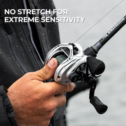 KastKing Superpower Braided Fishing Line, Black, 50LB, 300+27 Yds