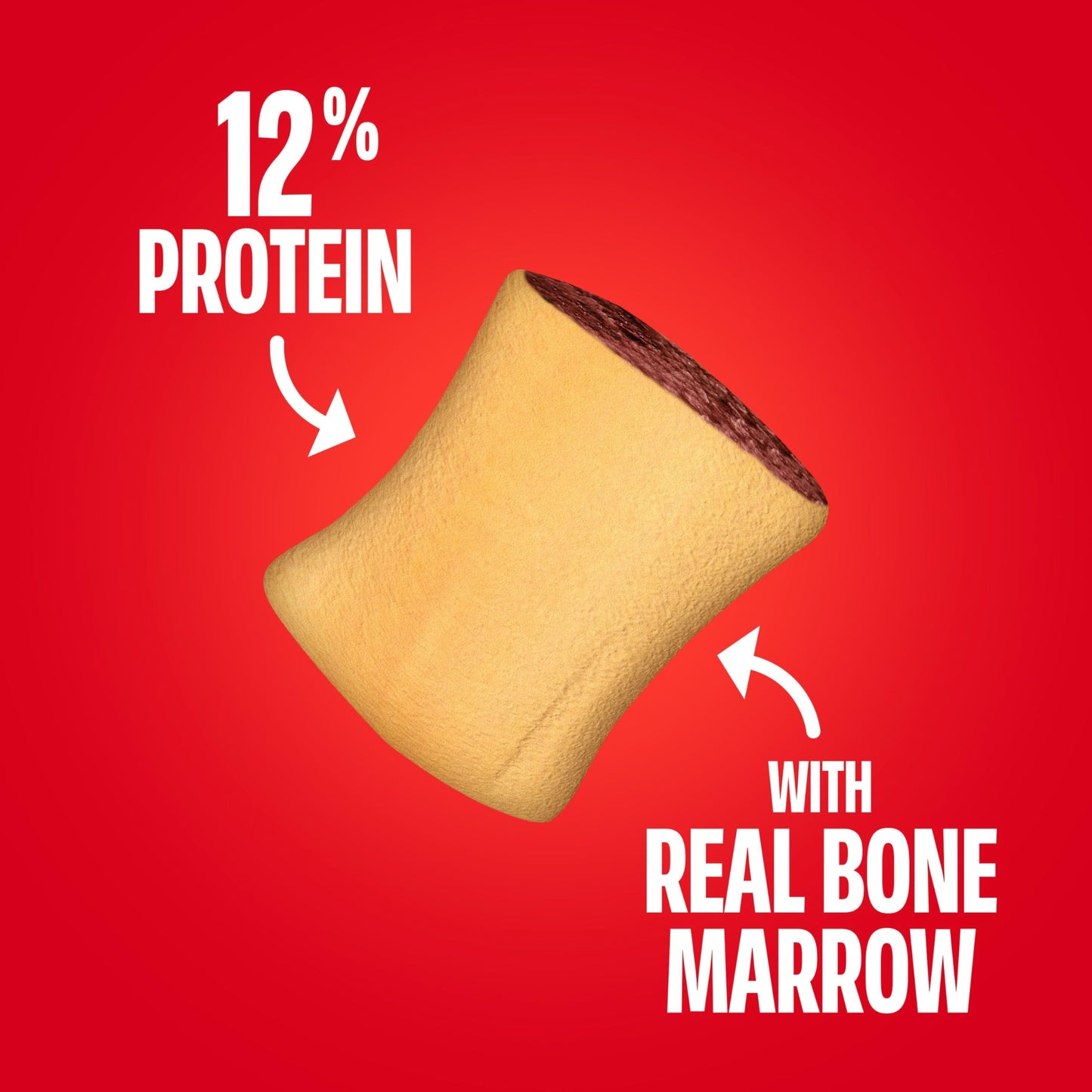 Milk-Bone MaroSnacks Small Dog Treats with Real Bone Marrow, 40 Oz. Canister