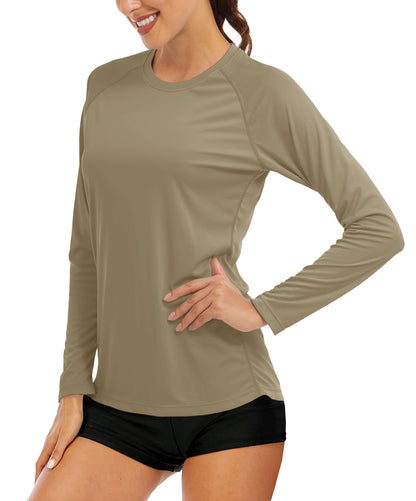 MAGCOMSEN Womens T Shirts Athletic Shirts Running Tee Shirts Women Summer Shirts for Women UPF 50+ Sun Protection Shirts Long Sleeve Shirts