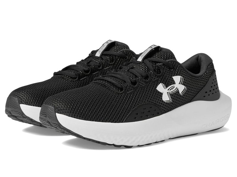 Under Armour Men's Surge 4, (002) Black/Anthracite/White, 12.5, US