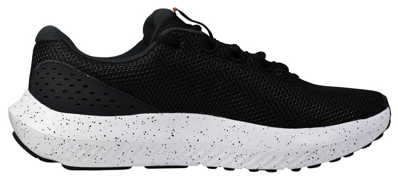 Under Armour Men's Charged Surge 4, (004) Black/Anthracite/Ares Red, 10, US