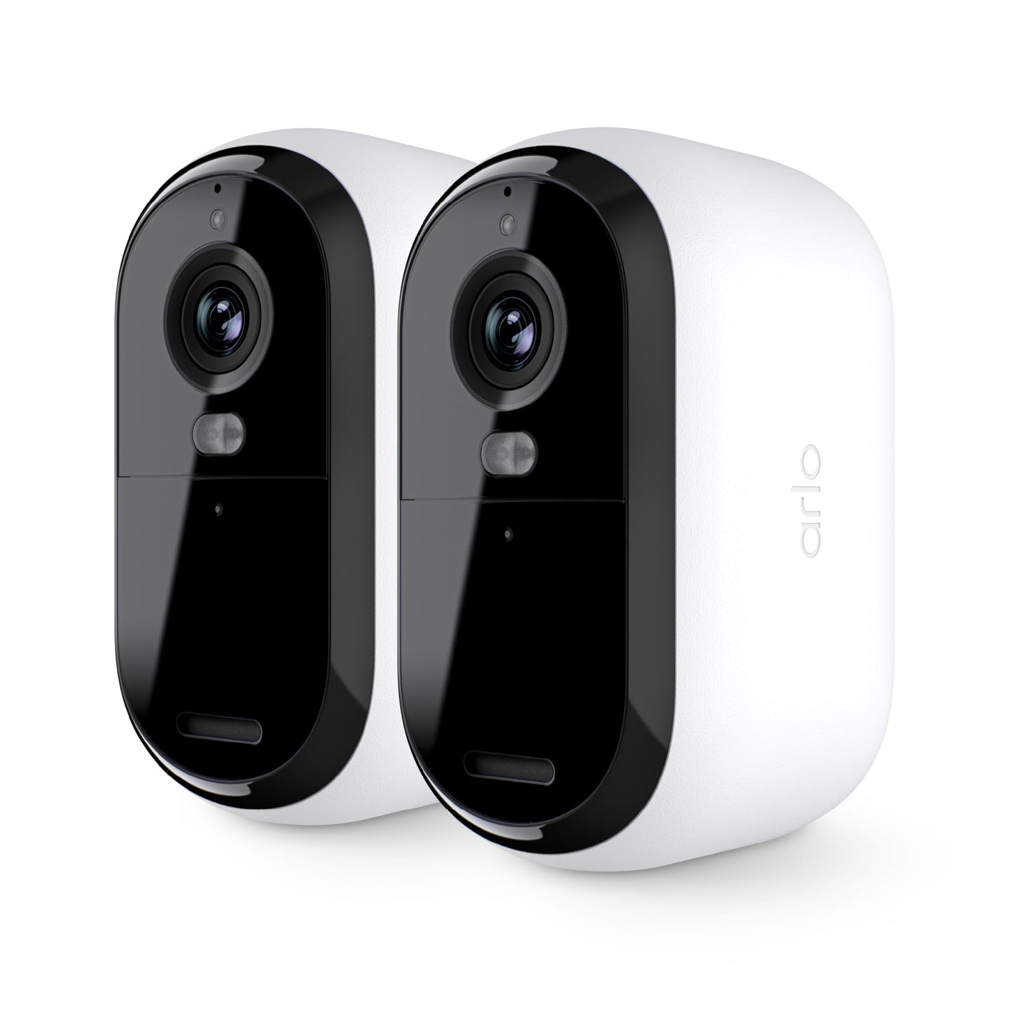 Arlo Essential Security Camera 2K | Outdoor - Indoor | 2nd Gen | Wireless with Spotlight, 2-Way Audio, Color Night Vision, Live Stream, Motion Activation, Real Time Notifications - White, 3 Cameras