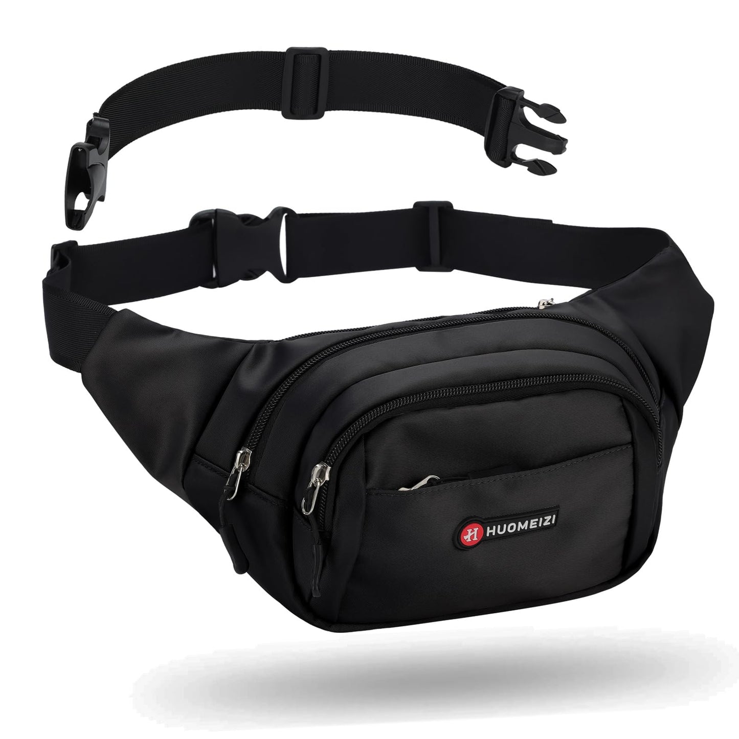 HuoMeizi Fanny Pack Men Women Plus Size with Extender Strap 70",Extra Large Crossbody Waist Bag with Adjustable Belt, Fashion Hip Bum Bag for Outdoors Workout Traveling Casual Hiking Walking Cycling