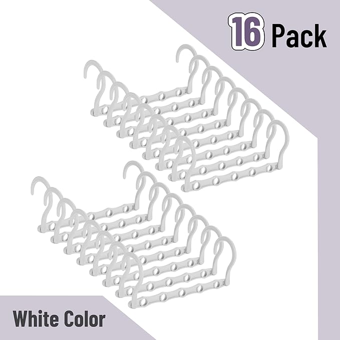 Mr. Pen- Space Saving Hangers for Clothes, Plastic Multi Clothes Hangers Space