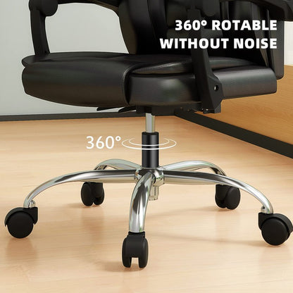 Omyoffice 5.5 inch Office Chair Gas Lift Cylinder-Office Chair Replacement Parts,Universal Size Fits Most Chairs,Heavy Duty Gas Lift Hydraulic/Pneumatic Piston(Black)