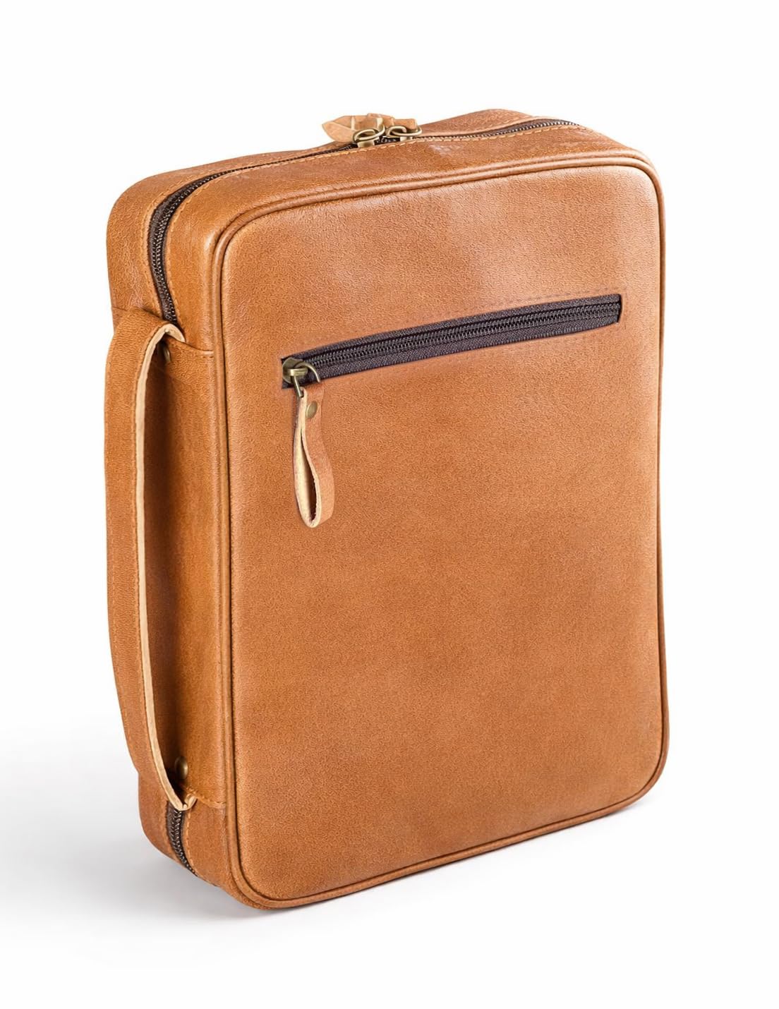 Genuine Leather Bible Covers for Men - Mens Bible Case for Men, Leather Book Cover Bible Bag for Men, Christian Gifts (Small)