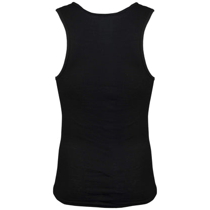 Gildan Men's A-Shirt Tanks, Multipack, Style G1104, Black (6-Pack), Medium