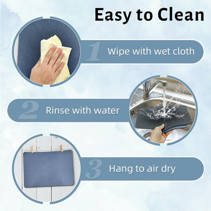 LOPNUR 14"x10" Small Appliance Slider, Appliance Sliders for Kitchen Appliances, 360° Rotating Sliding Tray for Coffee Maker, Heat Resistant Mat Cut to Fit Stand Mixer Air Fryer Microwave, Gray