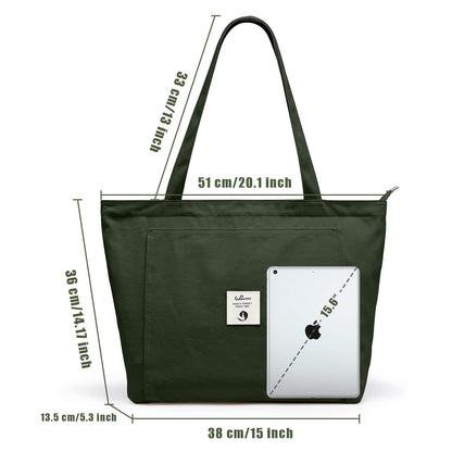 WLLWOO WLLWOO Yoga Bags for Women with Yoga Mats Bags Carrier Carryall Canvas Tote for Pilates Shoulder for Travel Office Beach Workout