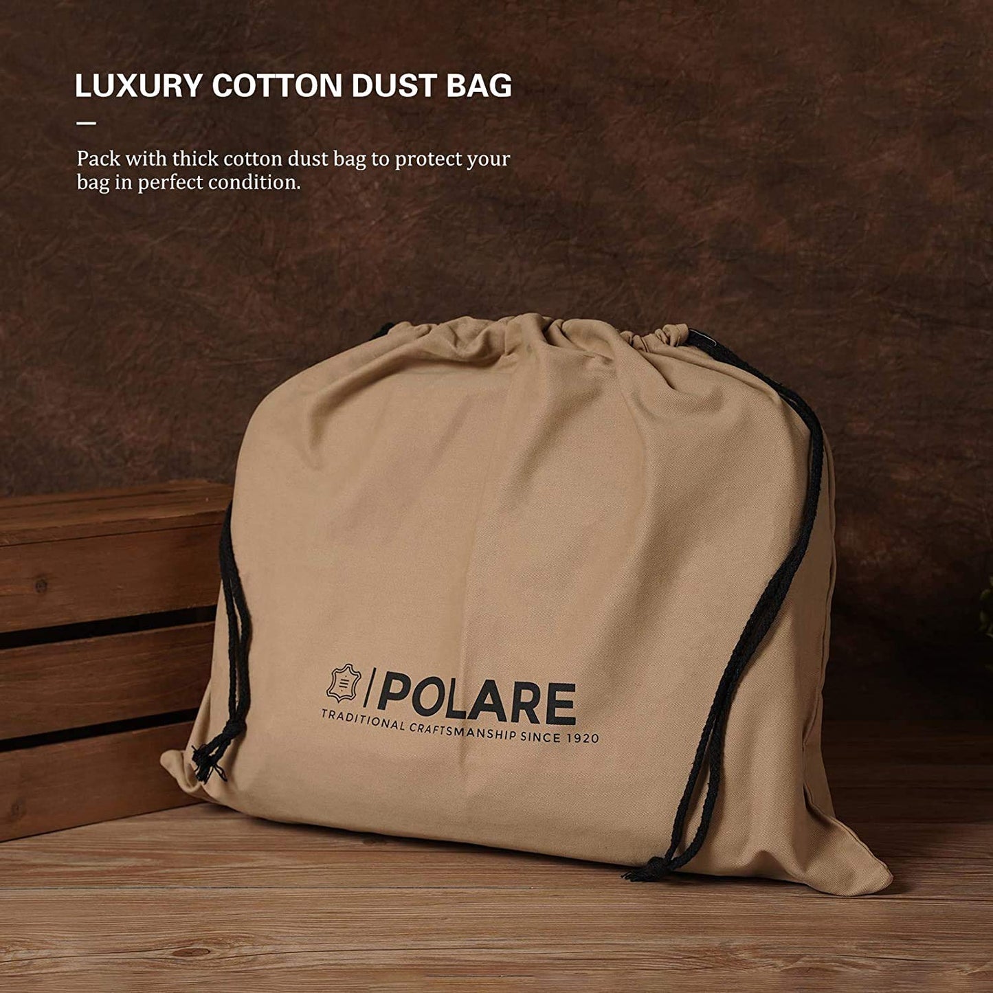 Polare 17'' Napa Leather Briefcase Laptop Attache Case Messenger Bag For Men Fits 15.6'' Laptop