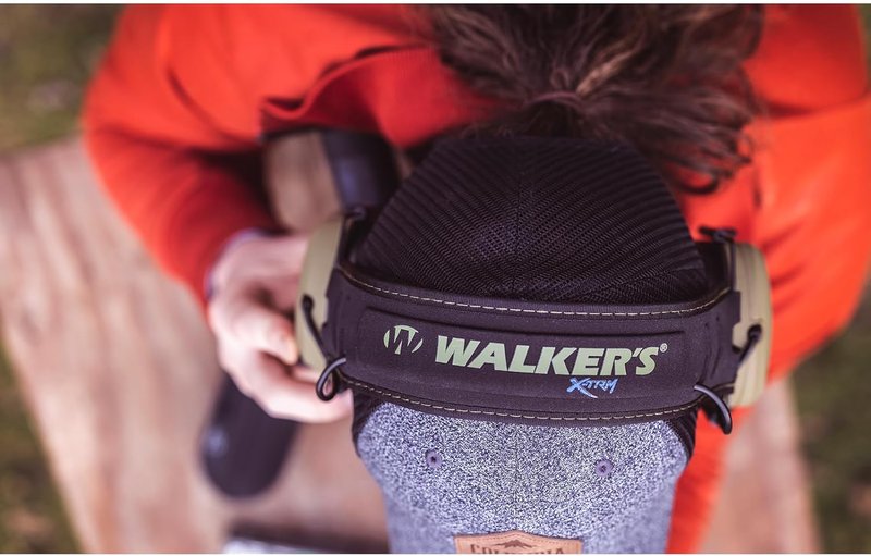 Walker's Razor X-TRM Electronic Muff - Noise-Canceling Hearing Protection for Shooting | Adjustable Fit
