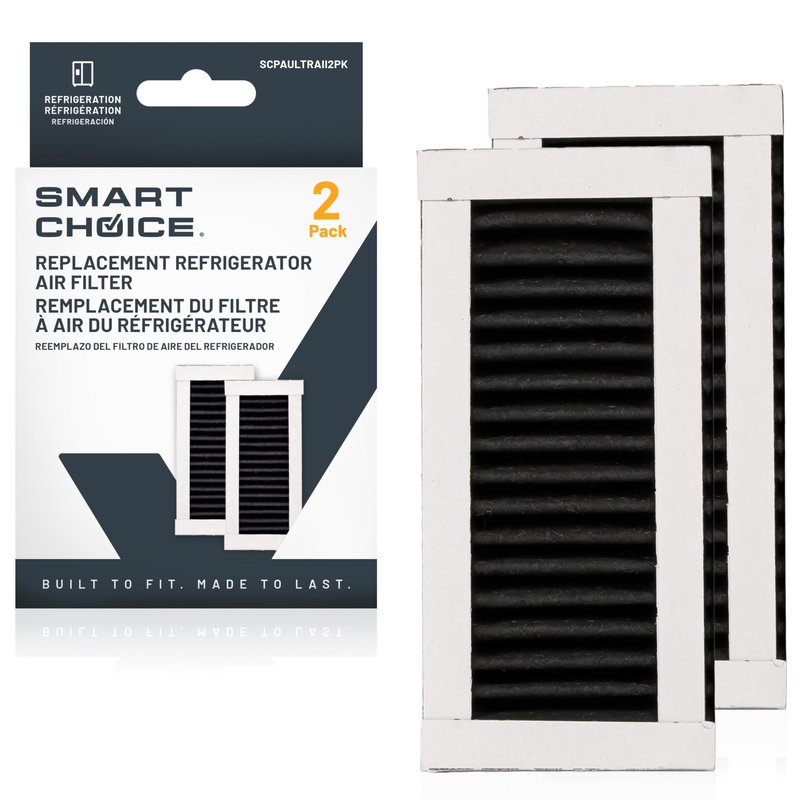 Smart Choice SCPAULTRAII2PK Refrigerator Air Filter, Genuine Replacement Part for Frigidaire PAULTRA2 PureAir Ultra II, 2-Pack