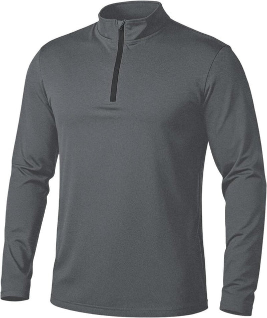 Men's Quarter Zip Pullover Golf Shirt - UPF 50+ Moisture-Wicking & Breathable Sun Protection