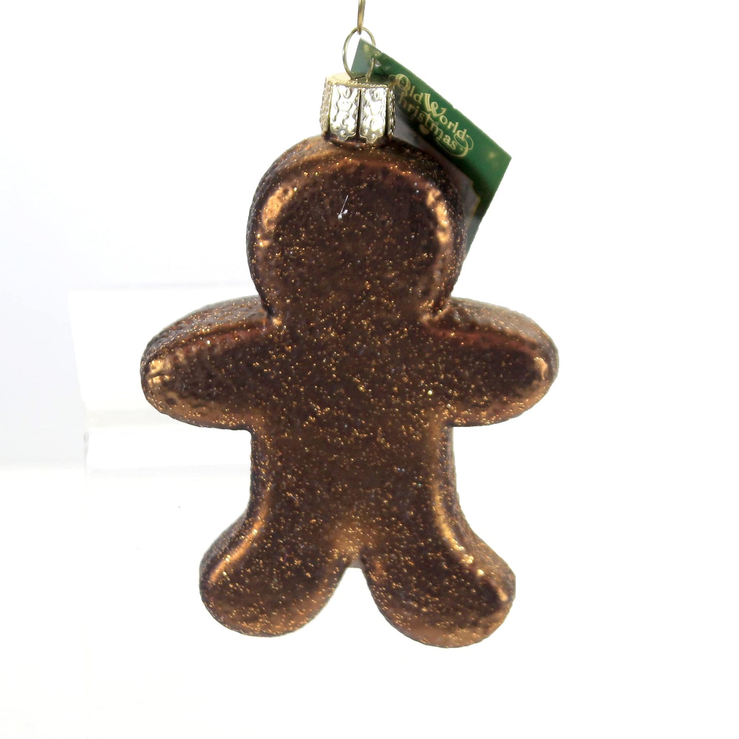 Old World Christmas Gingerman Glass Blown Ornament for Christmas Tree, Handcrafted Holiday Decoration, Gingerbread Collection