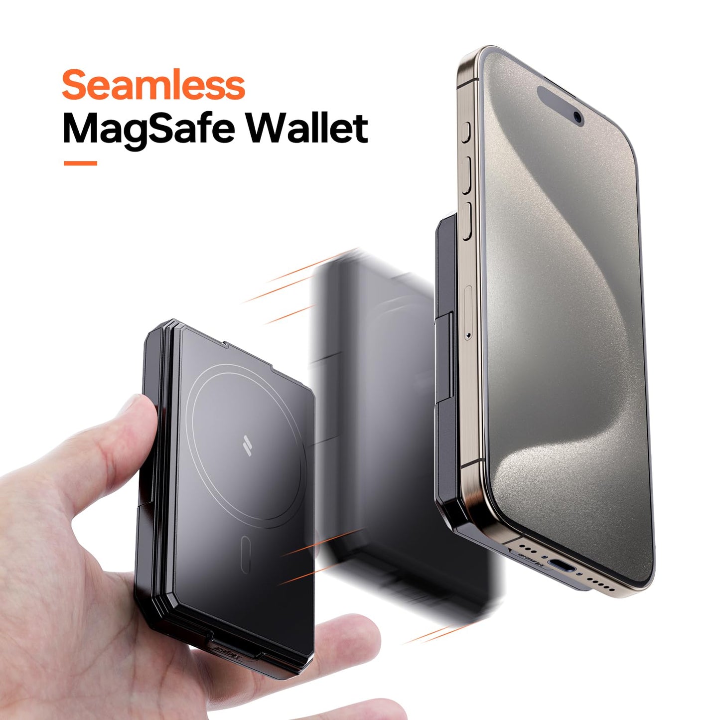 Xlayout Magnetic Wallet with RFID Blocking | X-Pocket| Magnetic Card Holder & Phone Stand | Heavy Duty Phone Wallet | Splash-proof MagSafe holder for iPhone 16/15/14/13 Series