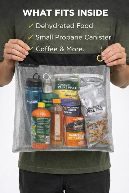 RATSACK Rodent Proof Cache Bag for Backcountry Trips (Camping, Hunting, Hiking, Fishing, Kayaking, Prepping) - Medium 8 Ounces