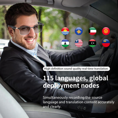 Bluetooth Audio Smart Glasses, Blue Light Glasses for Women Men, Remote Shooting, Open Ear Sound Mic & Speakers, Magnetic Charging, Color-Changing Polarized Sunglasses Lenses, Voice Assistant（GS06S)