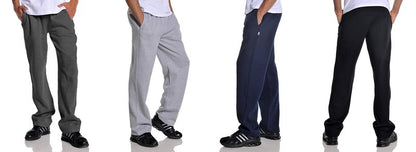 Pro Club Men's Open Bottom Comfort Fleece Sweatpant, Khaki, 2X-Large