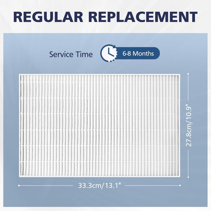 4 Pack C545 HEPA Replacement Filter S Compatible with Winix C545 Air Purifier, Replaces Part 1712-0096-00 and 2522-0058-00, HEPA Filter Only