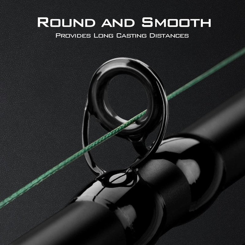 KastKing SuperPower Braided Fishing Line - Abrasion Resistant, Zero Stretch, Smaller Diameter | 150 Yards, Green