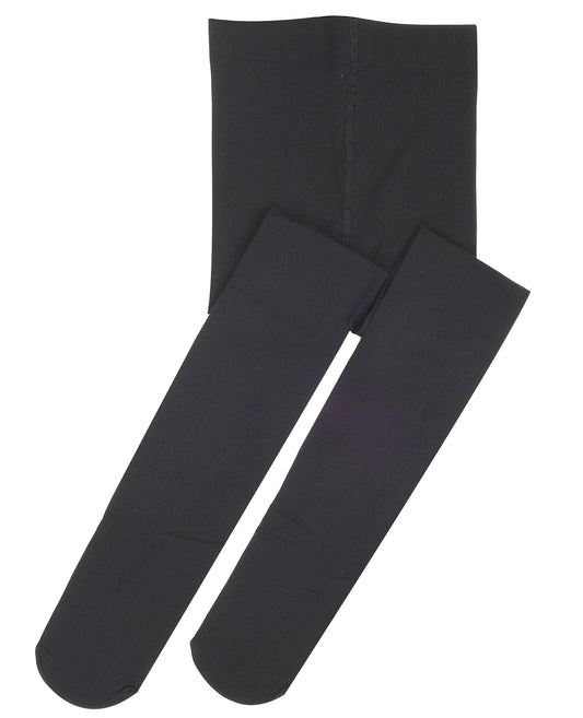 DIPUG Girls Black Tights Toddler Dance Footed Kids Ballet School Uniform Opaque Stockings 5t 6 7 8