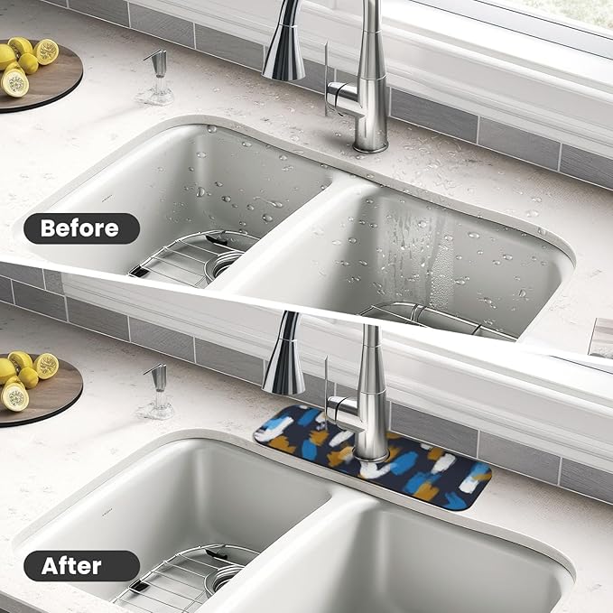 Faucet Draining Mat For Kitchen Sink