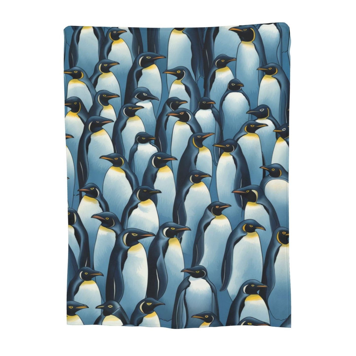amepay Antarctic Penguins Blanket Gifts for Kids Adults Cartoon Flannel Throw Blankets for Home Couch Bed Sofa Soft Fuzzy Lightweight Decor All Season 60x50 Inches