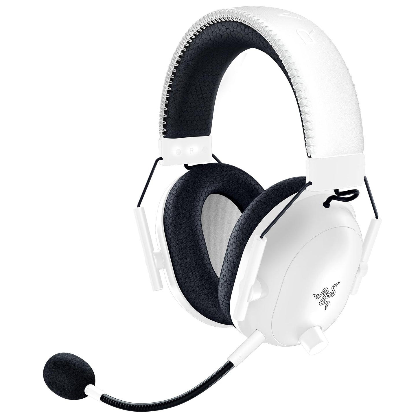 Razer BlackShark V2 Pro Wireless Gaming Headset 2023 Edition: Detachable Mic - Pro-Tuned FPS Profiles - 50mm Drivers - Noise-Isolating Earcups w/Ultra-Soft Memory Foam - 70 Hr Battery Life - White