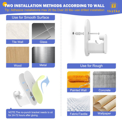 Curtain Rods No Drilling for Windows 32 to 45 Inch:No Drill Small Silver Curtain Rod with Adhesive Brackets for Bedroom,5/8" Apartment Renter Friendly Adjustable Drapery Rods Easy Install
