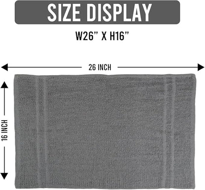 Hand Towels - Pack of 40, 16 x 27 Inches, 100% Cotton, Highly Absorbable