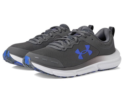 Under Armour Men's Charged Assert 10 Shoes, (106) Castlerock/Castlerock/Team Royal, 11 X-Wide