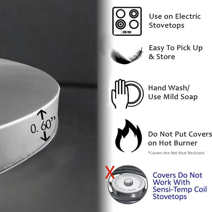 Fall Harvest Art Electric Stove Burner Covers,4 Pcs Autumn Pumkin Stove Burner Covers,Inspirational Quotes Stove Burner Cover,8 Inch and 10 Inch,Halloween,Thankgiving Metal Cooktop kitchen Decorative