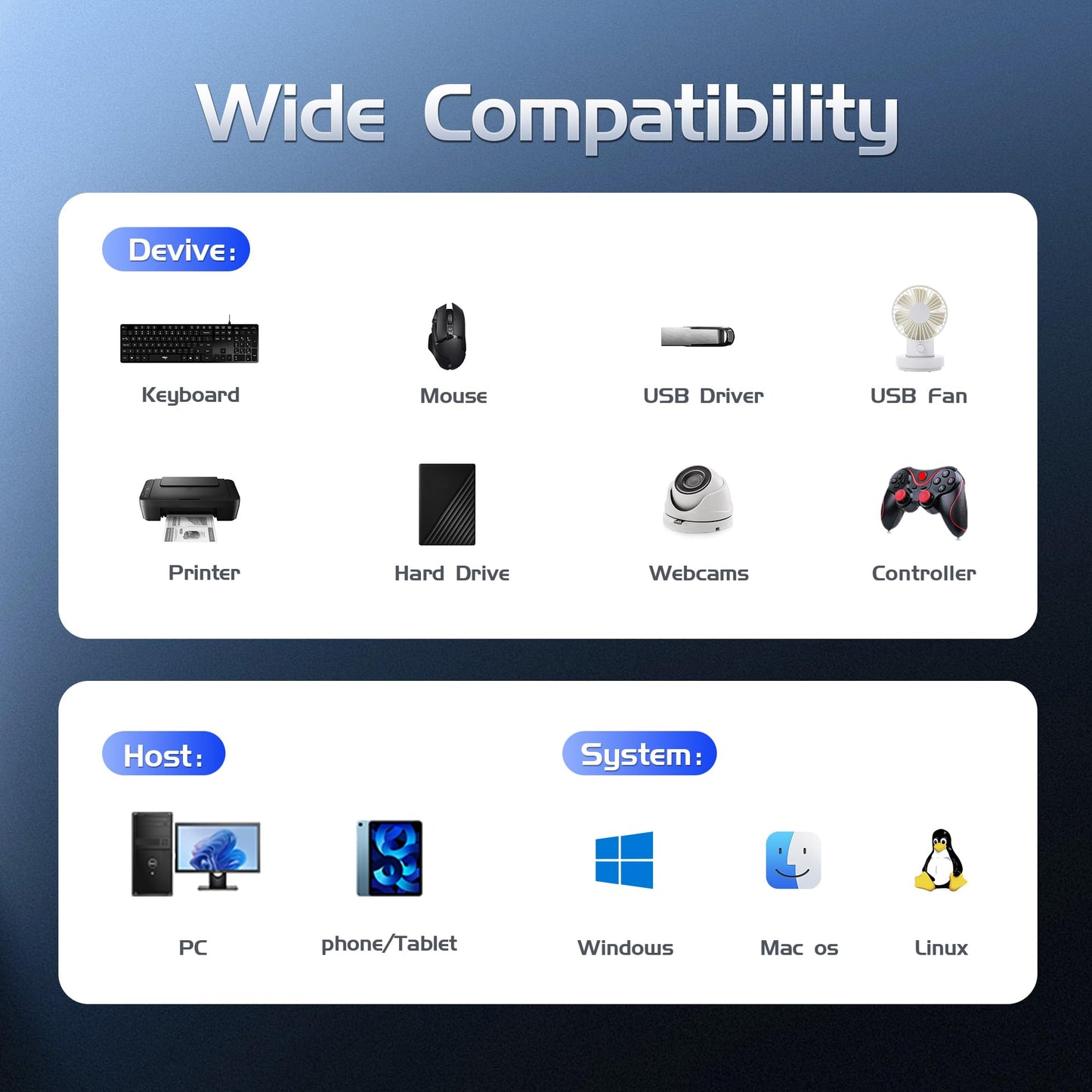 USB C Hub 10Gbps, 9-in-1 USB 3.2 Hub with 4K@60Hz HDMI, Type-C 3.2, 2 USB-A 3.2, 2 USB-A 2.0, PD 100W, SD/TF Slot, Aluminum USB Hub for Laptop, iPhone 16/15 Series, MacBook Air/Pro and More
