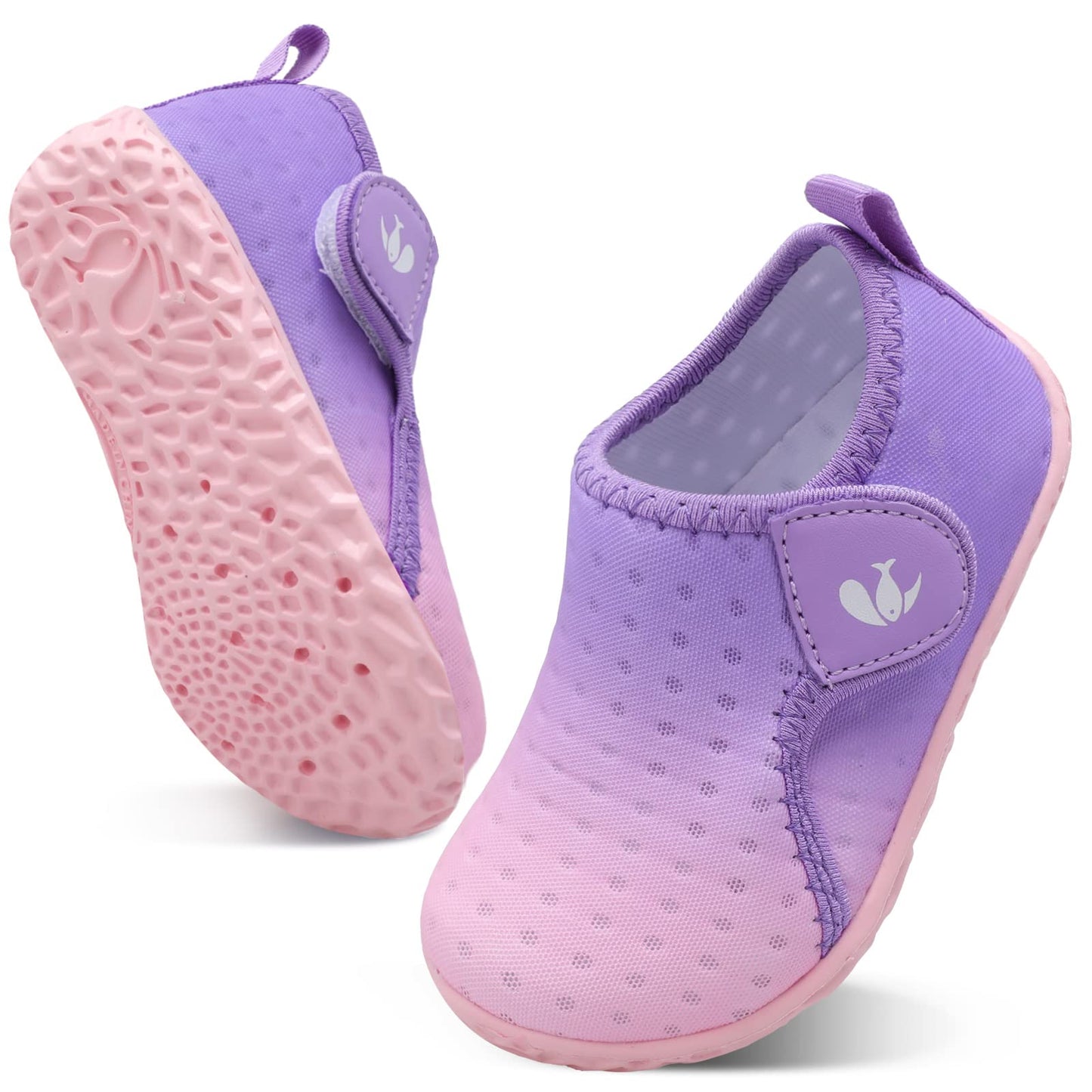 FEETCITY Boys Girls Water Shoes Kids Quick Dry Aqua Socks Non-Slip Barefoot for Sport Beach Swim Surf Toddler 8