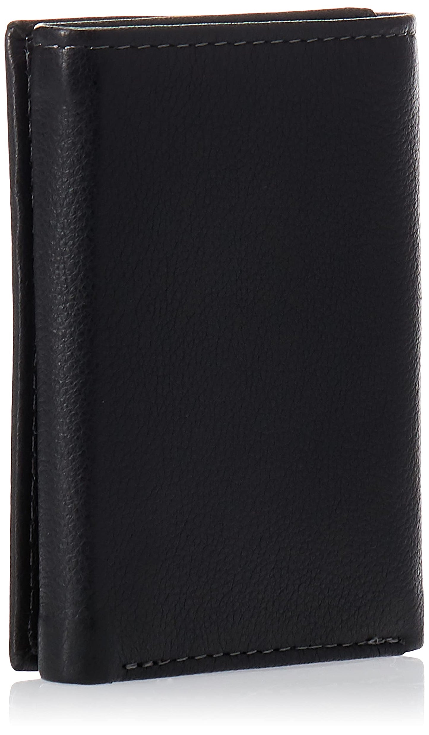 Timberland mens Leather Trifold With Id Window Wallet, Black, One Size US