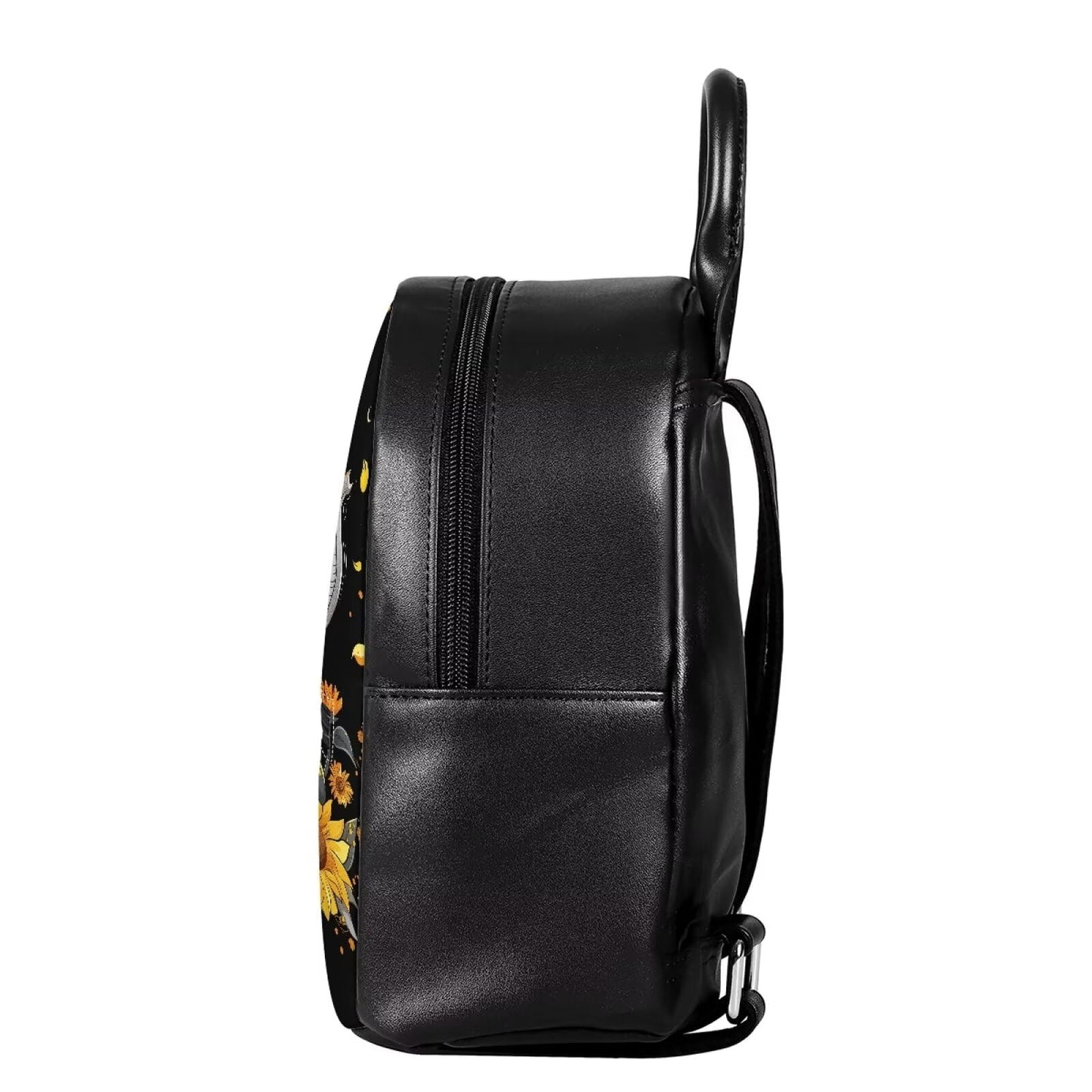 Showudesigns Sunflower Elephant Backpack for Women Mini Purse with and Adjustable Straps Leather Shoulder Bags Zipper Tote Bag Teen Girls Handbag Daypack Casual Back Pack for Travel