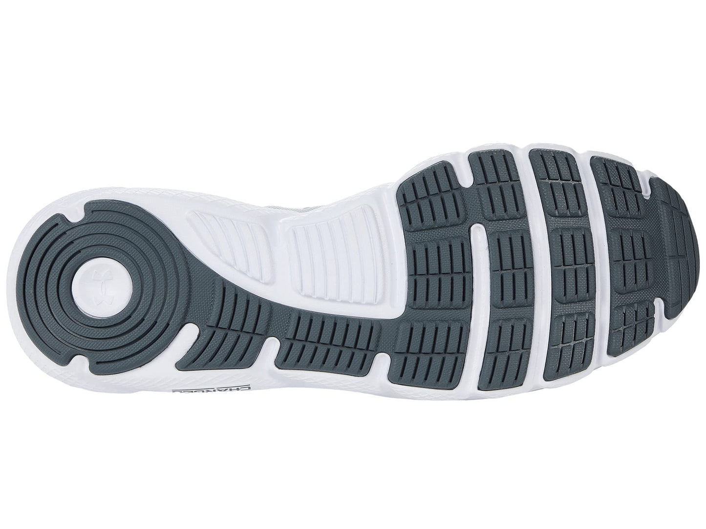 Under Armour Men's Charged Assert 9, Mod Gray (101)/White, 9 X-Wide US