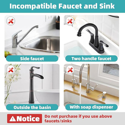 PoYang 4 Pack Faucet Mat for Kitchen Sink Splash Guard Long: Super Absorbent