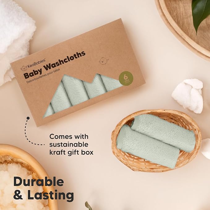 6-Pack Baby Washcloths
