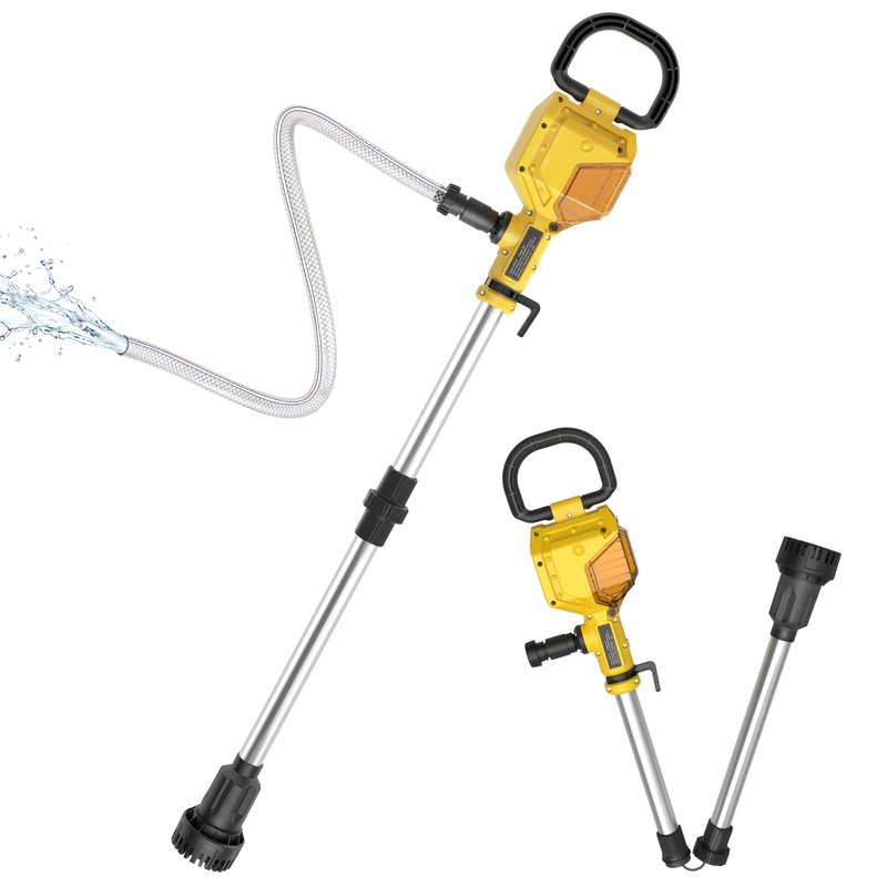 720GPH Cordless Stick Water Transfer Pump Compatible with Dewalt 20v Max Battery (Tool Only), 32FT Lift, Portable Sump Pump Submersible Utility Pump for Garden Basement Pond RV Pool Boat Well