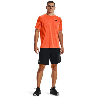 Under Armour Men's Tech 2.0 Short-Sleeve T-Shirt, Blaze Orange (826)/Black, 4X-Large