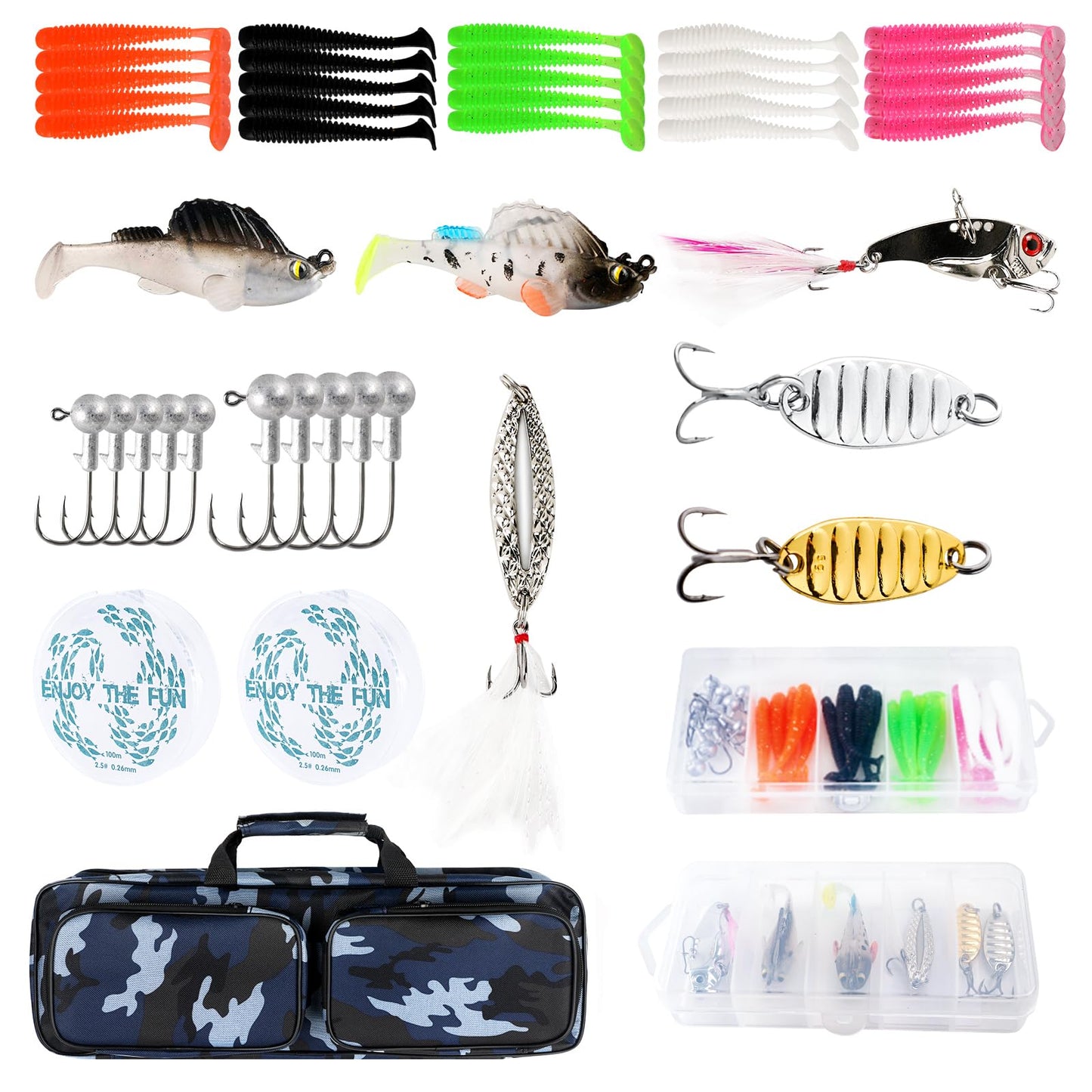 Carbon Fiber Telescopic Fishing Rod Reel Combo for Freshwater Saltwater Lightweight Collapsible Spinning Pole Reel Kit Fishing Gear Set with Compact Travel Tackle Bag Lure Hook Fishermen Gift