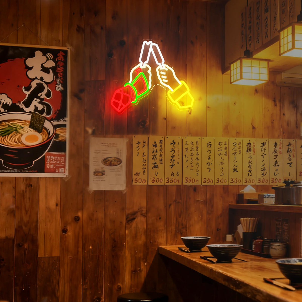Mvorixa Anime Neon Sign Hand Neon Light for Wall Decor, Dimmable LED Japanese Anime Style Neon Sign for Bedroom, Game Room, Otaku Room, Man Cave, Birthday Gift for Anime Fans