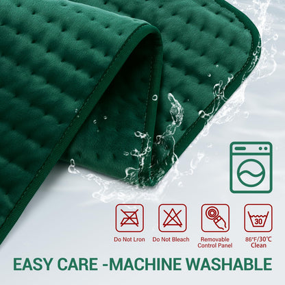 XXXL Heating Pad for Back & Women, Electric Large Heating Pads for Period Cramps Shoulder Neck Legs Pain Relief, 17"x33" King Size Heat Pad, Auto Off, Birthday Mother’s Day Gifts for Mom Dad Women Men