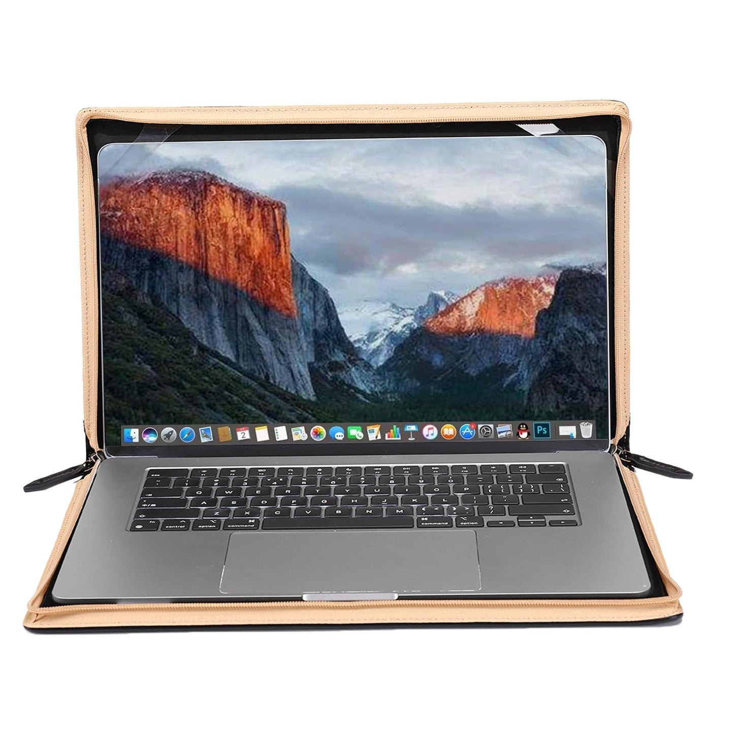 MOSISO Compatible with MacBook Air 15 inch 2026-2023 M5 M4 M3 M2/Pro 15 inch Case A1990 A1707 2019-2016, PU Leather Laptop Sleeve Vintage Retro Zippered Portfolio Protective Case Cover, Black