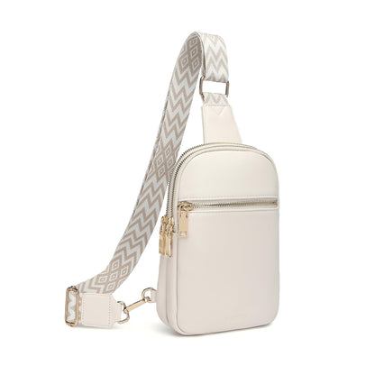 DIOMO Anti Theft Small Sling Bag for Women Cross Body Bag Trendy, RFID Fanny Packs Vegan Leather for Women Travel Belt Purse